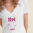 Earned It RN 2025 Nurse Graduation Nursing School Graduate Premium Tri-Blend Women's Jersey Short Sleeve Deep V-Neck Tshirt