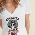 Educated Graduate 2019 Graduation CuteShirt Women's Jersey Short Sleeve Deep V-Neck Tshirt