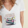 Elder Millennials Embracing 90s Rewind Nostalgia Vibes Premium Women's Jersey Short Sleeve Deep V-Neck Tshirt Elder Millennials Embracing 90s Rewind Nostalgia Vibes Premium Women's Jersey Short Sleeve Deep V-Neck Tshirt