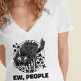 Ew People Introvert Cat Lover Crazy Cats Lady Women's Jersey Short Sleeve Deep V-Neck Tshirt Ew People Introvert Cat Lover Crazy Cats Lady Women's Jersey Short Sleeve Deep V-Neck Tshirt