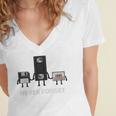Never Forget Retro Nostalgia Tapes Throwback 80s Premium Tri-Blend Women's Jersey Short Sleeve Deep V-Neck Tshirt
