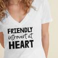 Friendly Introvert At Heart Raglan Baseball Tee Women's Jersey Short Sleeve Deep V-Neck Tshirt Friendly Introvert At Heart Raglan Baseball Tee Women's Jersey Short Sleeve Deep V-Neck Tshirt