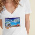 Frutiger Aero Y2k 2000s Women's Jersey Short Sleeve Deep V-Neck Tshirt