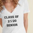 FUN CLASS OF 2020 SENIOR SOCCER GRADUATION GIFT SHIRT Women's Jersey Short Sleeve Deep V-Neck Tshirt