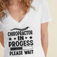 Future Chiropractor Graduation Chiropractic Student Graduate Women's Jersey Short Sleeve Deep V-Neck Tshirt