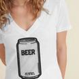 Generic Beer 1980s 80s Nostalgia Premium Tri-Blend Women's Jersey Short Sleeve Deep V-Neck Tshirt