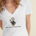 Goose Silly Lawyer Law Student School Graduation Women's Jersey Short Sleeve Deep V-Neck Tshirt