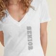 Graduation 2020 Class Of 2020 Senior Women's Jersey Short Sleeve Deep V-Neck Tshirt