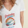 Graduation Cruise Trip Class Of 2026 Senior Summer Vacation Premium Women's Jersey Short Sleeve Deep V-Neck Tshirt