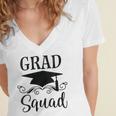 Graduation Grad Squad Women's Jersey Short Sleeve Deep V-Neck Tshirt