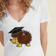Graduation Hedgehog 2017 Graduate Graduation T-Shirt Women's Jersey Short Sleeve Deep V-Neck Tshirt