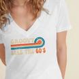 Groovy Like The 60s Aesthetic Nostalgia 1960's Retro Women's Jersey Short Sleeve Deep V-Neck Tshirt Groovy Like The 60s Aesthetic Nostalgia 1960's Retro Women's Jersey Short Sleeve Deep V-Neck Tshirt
