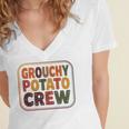 Grouchy Potato Crew Introvert Sarcasm Premium Tri-Blend Women's Jersey Short Sleeve Deep V-Neck Tshirt Grouchy Potato Crew Introvert Sarcasm Premium Tri-Blend Women's Jersey Short Sleeve Deep V-Neck Tshirt