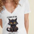 Humor Provocateur Sarcasm Closes The Silence Introvert Chat Women's Jersey Short Sleeve Deep V-Neck Tshirt Humor Provocateur Sarcasm Closes The Silence Introvert Chat Women's Jersey Short Sleeve Deep V-Neck Tshirt