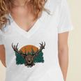 Hunting Is My Escape Introvert Hunter Antisocial Women's Jersey Short Sleeve Deep V-Neck Tshirt Hunting Is My Escape Introvert Hunter Antisocial Women's Jersey Short Sleeve Deep V-Neck Tshirt