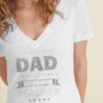 I'm A Proud Dad Of An Awesome Teacher Graduation Women's Jersey Short Sleeve Deep V-Neck Tshirt