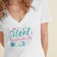 Introvert Office Staff Secretary Administrative Assistant Women's Jersey Short Sleeve Deep V-Neck Tshirt Introvert Office Staff Secretary Administrative Assistant Women's Jersey Short Sleeve Deep V-Neck Tshirt