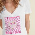 It's Good Day To Read Book Library Reading Lovers Women's Jersey Short Sleeve Deep V-Neck Tshirt