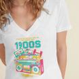 Joke 90s Please Be Patient With Me I'm From The 1900s Premium Tri-Blend Women's Jersey Short Sleeve Deep V-Neck Tshirt