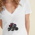 I Just Crushed High School Graduation Monster Truck Shirt Women's Jersey Short Sleeve Deep V-Neck Tshirt