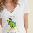 Kids Dinosaur Pre-K Graduation TShirt Kids Preschool Graduation Women's Jersey Short Sleeve Deep V-Neck Tshirt