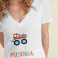 Kids I Just Crushed Preschool Monster Graduation Pre-K Shirt Women's Jersey Short Sleeve Deep V-Neck Tshirt