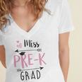Kids Miss Pre-K Grad Graduation Shirt Cute School Tees Women's Jersey Short Sleeve Deep V-Neck Tshirt