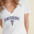 Kinesiology Major Future Kinesiologist Graduation Graduate Women's Jersey Short Sleeve Deep V-Neck Tshirt