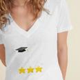 Level Up High School 8th Grade Graduation T-Shirt Women's Jersey Short Sleeve Deep V-Neck Tshirt