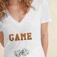 I Love Game Nights Host And Maybe 3 People Introvert Women's Jersey Short Sleeve Deep V-Neck Tshirt I Love Game Nights Host And Maybe 3 People Introvert Women's Jersey Short Sleeve Deep V-Neck Tshirt