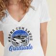 Magna Cum Laude Graduate Graduation Graduates Family Women's Jersey Short Sleeve Deep V-Neck Tshirt