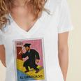 Mexican For Graduation 2025 El Graduado Premium Tri-Blend Women's Jersey Short Sleeve Deep V-Neck Tshirt