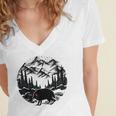 Monster Squonk In Forest Folklore Cryptid Introvert Women's Jersey Short Sleeve Deep V-Neck Tshirt Monster Squonk In Forest Folklore Cryptid Introvert Women's Jersey Short Sleeve Deep V-Neck Tshirt