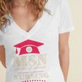 Msn Master Of Science In Nursing College Graduation Premium Tri-Blend Women's Jersey Short Sleeve Deep V-Neck Tshirt