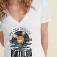 Music Old School Nostalgia Record Women's Jersey Short Sleeve Deep V-Neck Tshirt Music Old School Nostalgia Record Women's Jersey Short Sleeve Deep V-Neck Tshirt
