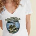 No Working Fishing Hours Introvert Lifestyle Antisocial Women's Jersey Short Sleeve Deep V-Neck Tshirt