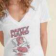 Party Hard Comfortable Stay At Home Introvert Women's Jersey Short Sleeve Deep V-Neck Tshirt Party Hard Comfortable Stay At Home Introvert Women's Jersey Short Sleeve Deep V-Neck Tshirt