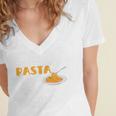 I Like Pasta And Maybe 3 People Introvert Foodie Premium Women's Jersey Short Sleeve Deep V-Neck Tshirt I Like Pasta And Maybe 3 People Introvert Foodie Premium Women's Jersey Short Sleeve Deep V-Neck Tshirt