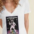 Be Patient With Me I'm From The 1900s Birthday Premium Tri-Blend Women's Jersey Short Sleeve Deep V-Neck Tshirt