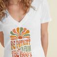 BE PATIENT I'M FROM THE 1900s FUNNY GROOVY Women's Jersey Short Sleeve Deep V-Neck Tshirt BE PATIENT I'M FROM THE 1900s FUNNY GROOVY Women's Jersey Short Sleeve Deep V-Neck Tshirt