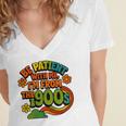 Be Patient With Me I'm From The 1900s Millennial Gen X Premium Women's Jersey Short Sleeve Deep V-Neck Tshirt