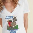 Patient With Me I'm From The 1900s Premium Women's Jersey Short Sleeve Deep V-Neck Tshirt