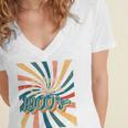 BE PATIENT I'M FROM THE 1900s RETRO SUNSET 90s 80s 70s Women's Jersey Short Sleeve Deep V-Neck Tshirt BE PATIENT I'M FROM THE 1900s RETRO SUNSET 90s 80s 70s Women's Jersey Short Sleeve Deep V-Neck Tshirt