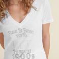 Be Patient With Me I'm From The 1900s Vintage Product Women's Jersey Short Sleeve Deep V-Neck Tshirt