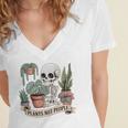 Plant Introvert Gardener Houseplant Botanical Women Men Kids Women's Jersey Short Sleeve Deep V-Neck Tshirt Plant Introvert Gardener Houseplant Botanical Women Men Kids Women's Jersey Short Sleeve Deep V-Neck Tshirt