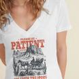 Please Be Patient With Me I'm From The 1900s 80s 90s Women's Jersey Short Sleeve Deep V-Neck Tshirt
