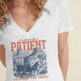 Please Be Patient With Me I'm From The 1900s Birthday Women's Jersey Short Sleeve Deep V-Neck Tshirt