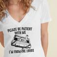 Please Be Patient With Me I'm From The 1900s Cassette Pencil Premium Women's Jersey Short Sleeve Deep V-Neck Tshirt Please Be Patient With Me I'm From The 1900s Cassette Pencil Premium Women's Jersey Short Sleeve Deep V-Neck Tshirt