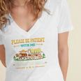 Please Be Patient With Me I'm From The 1900s Classic Game Premium Tri-Blend Women's Jersey Short Sleeve Deep V-Neck Tshirt