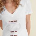 Please Be Patient With Me I'm From The 1900s Classic People Women's Jersey Short Sleeve Deep V-Neck Tshirt